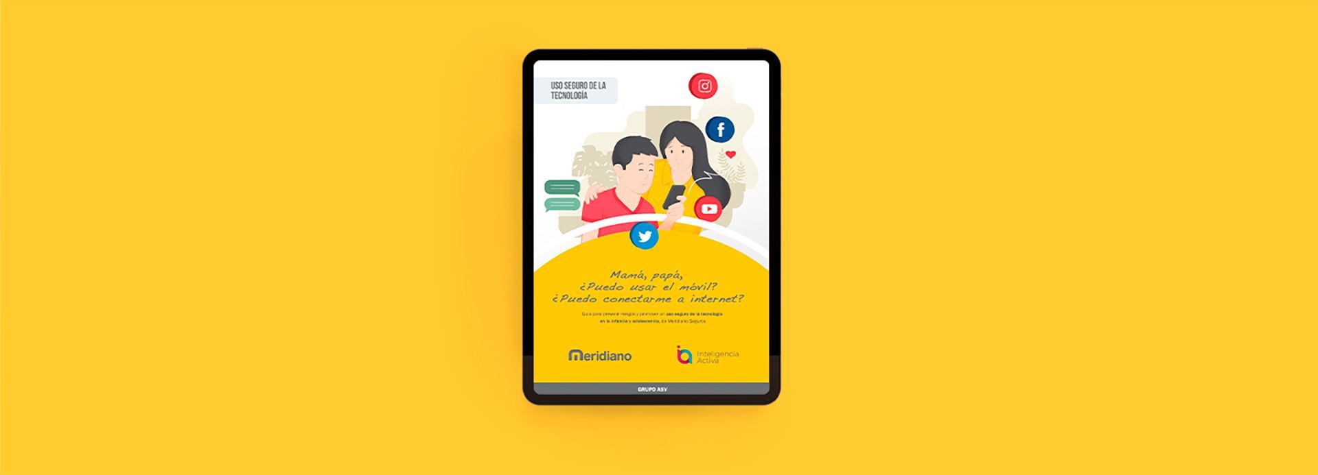Meridiano lanza una guía para promover un uso seguro de la tecnología en la infancia y la adolescencia