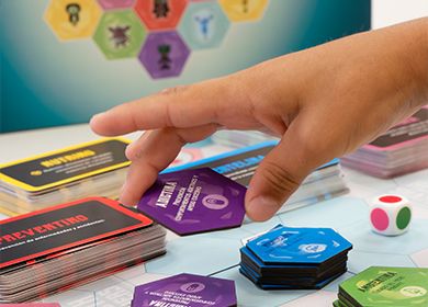 Fichas en detalle del juego Health Shapers