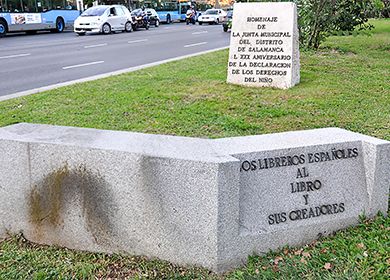Estatua sin niños en Madrid