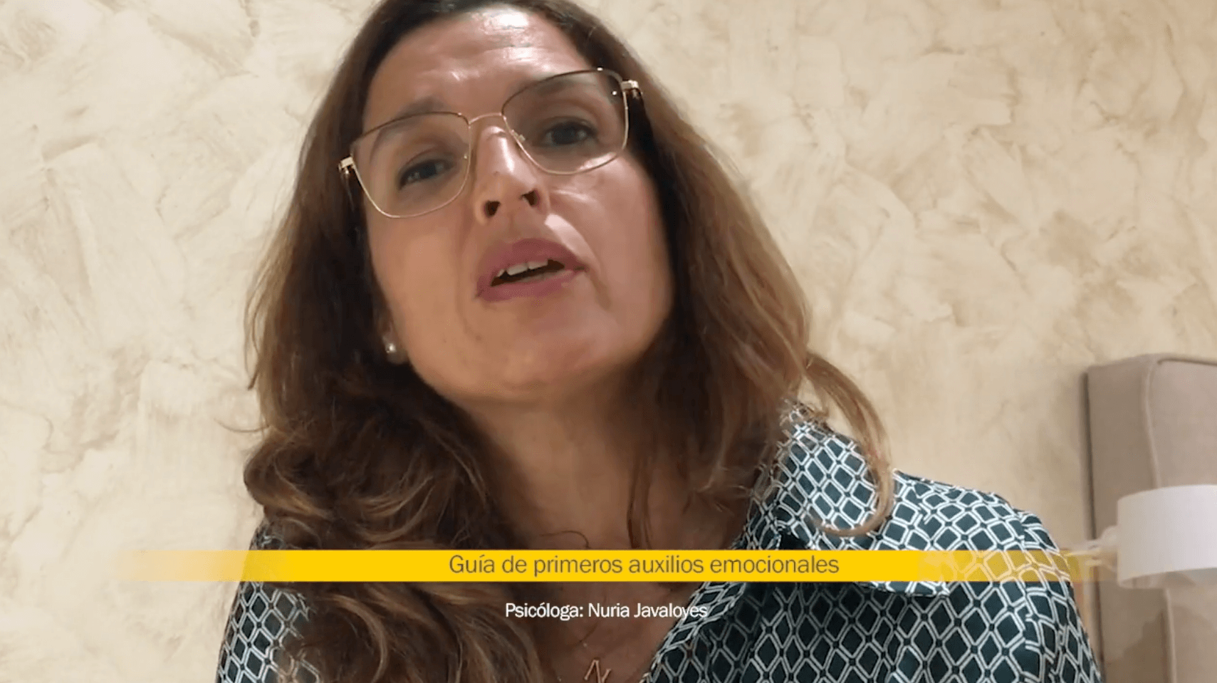 Primeros auxilios emocionales psicóloga vídeo